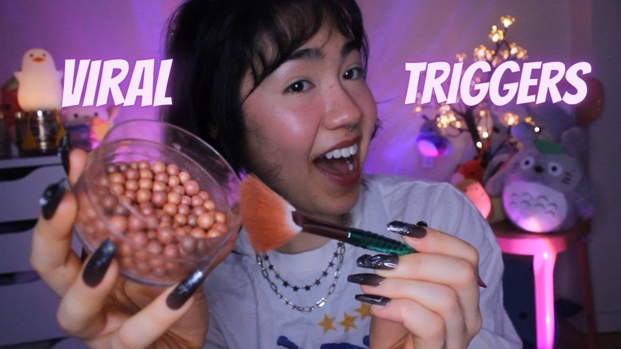 ASMR | GATILHOS que VIRALIZARAM no TIKTOK
