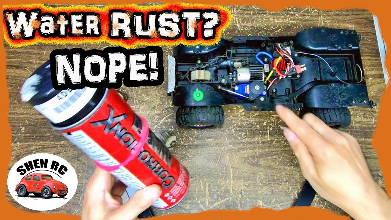 RC car truck maintenance tips water running tips tamiya CC01 example