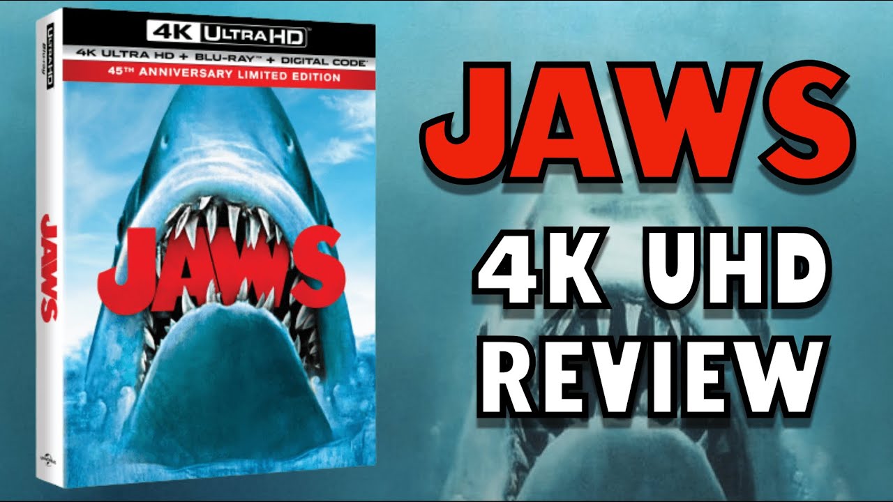 JAWS 4K ULTRA-HD BLU-RAY (REVIEW & UNBOXING)