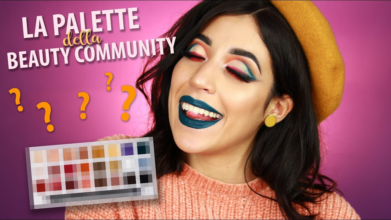 MI TRUCCO CON LA PALETTE DELLA BEAUTY COMMUNITY ITALIANA 😱 | MyVisionBeauty