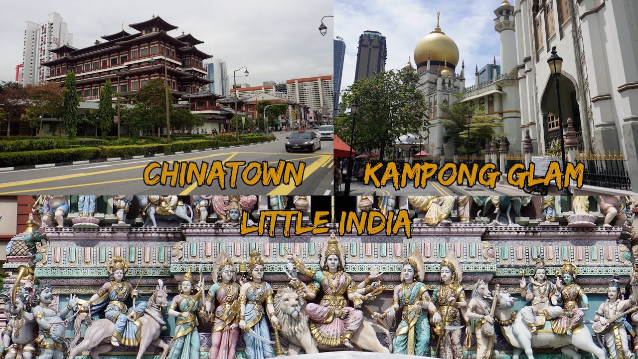 Así son los barrios más icónicos de Singapur 🇸🇬 | Little India, Chinatown y Kampong Glam