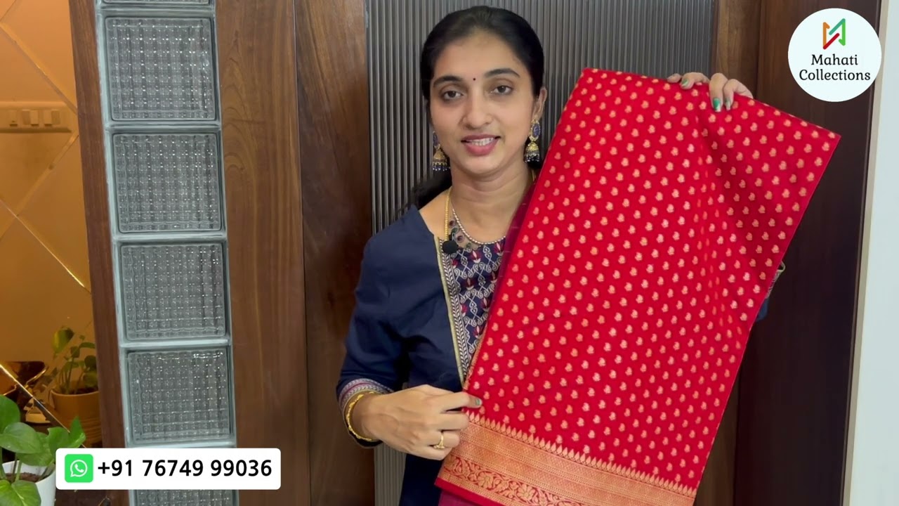Rich Banarasi Katan Silk Sarees | Trending Sarees | Latest Saree Collection | Mahati Collections