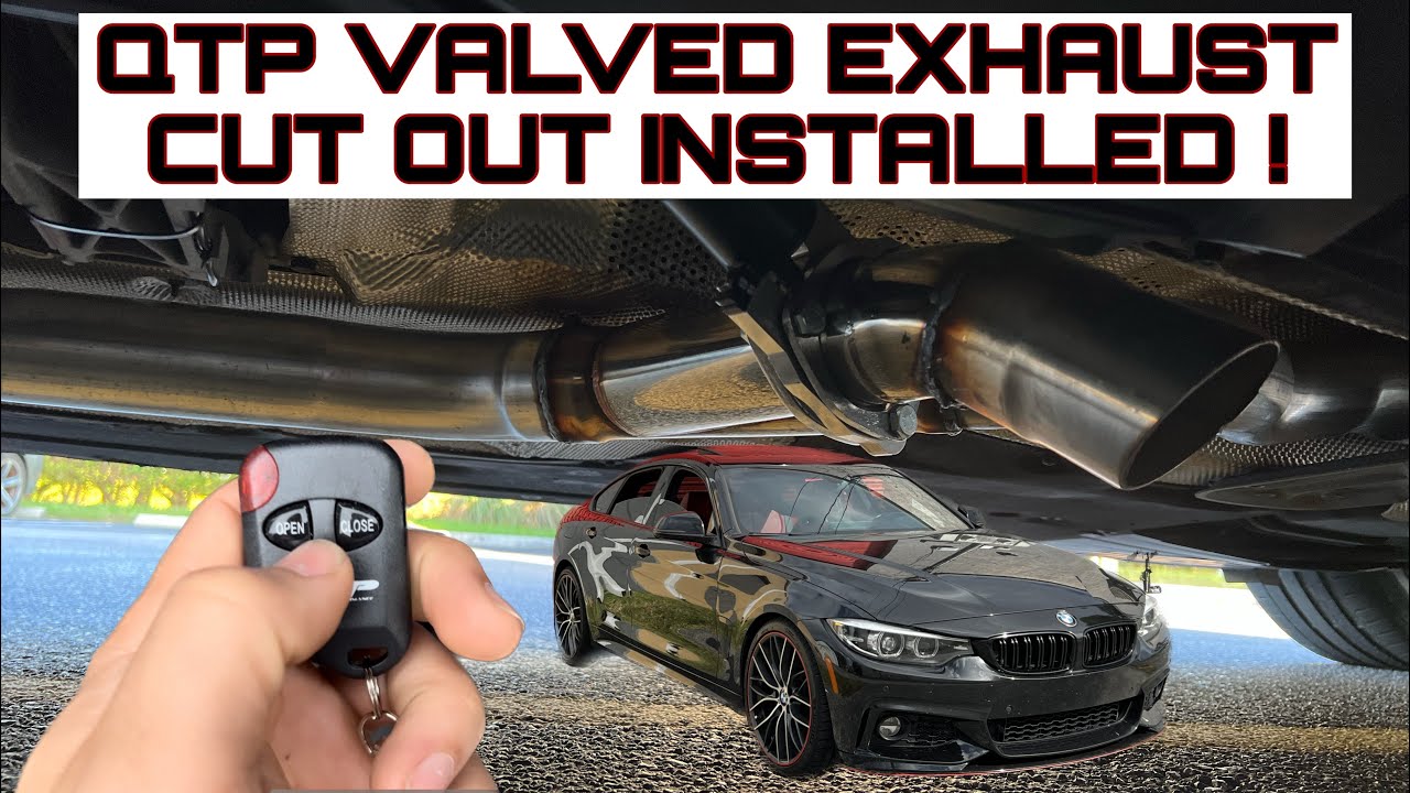 QTP ELECTRIC EXHAUST CUT OUT VALVE INSTALLED ! IT&rsquo;S TIME TO MAKE SOME NOISE w/ my  BMW 440i ! #b58