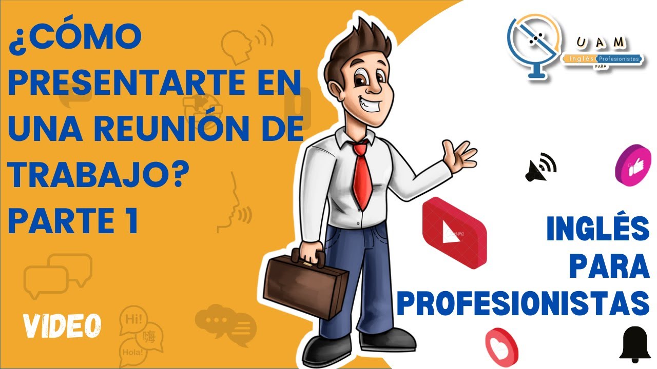 ¿CÓMO PRESENTARTE EN UNA REUNIÓN DE TRABAJO EN INGLÉS? PARTE 1 - CLASE EN VIVO