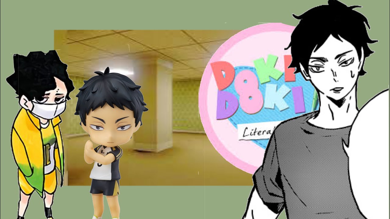 Haikyuu texts: doki doki literature club gets stuck in the backrooms //PR1NC3SS//