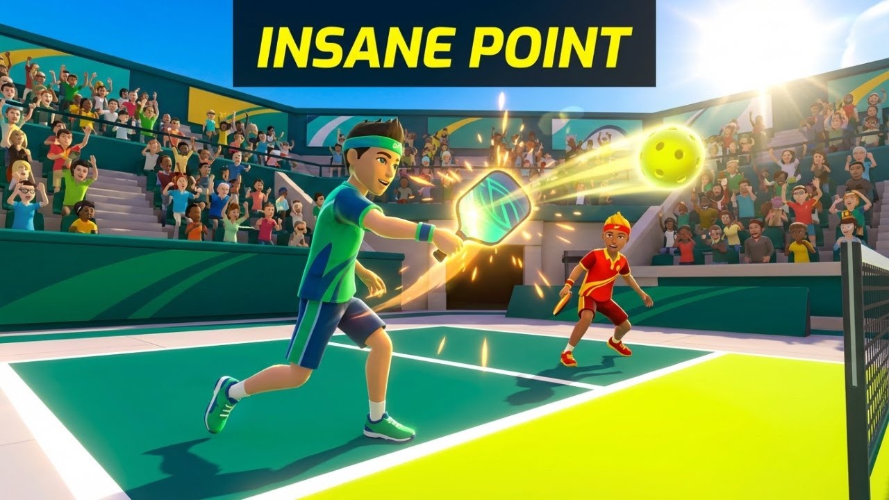 Live Pickleball Action on VR