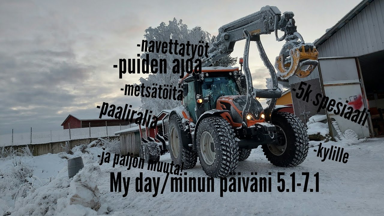 My week/minun viikkoni 5.1-7.1 pt.2/2    /5k spessu/