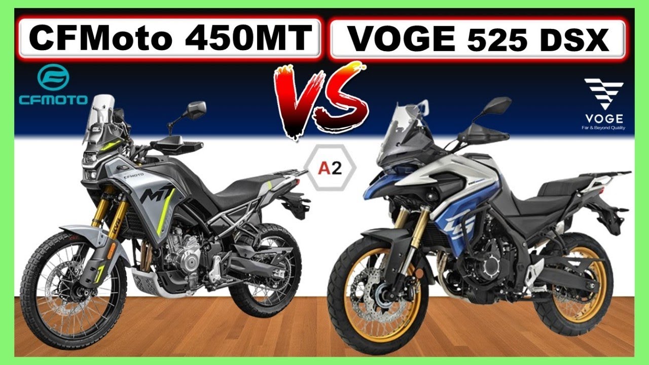 ➤ CFMOTO 450 MT vs VOGE 525 DSX Comparativa 👉Rivales de Motos Trail para A2 #cfmoto450mt #voge525dsx