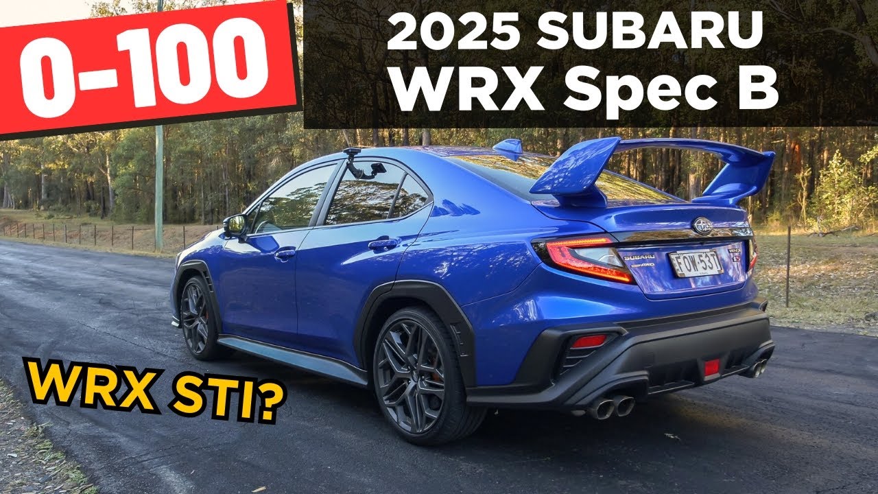 2025 Subaru WRX tS Spec B (manual) review: 0-100 & POV test drive
