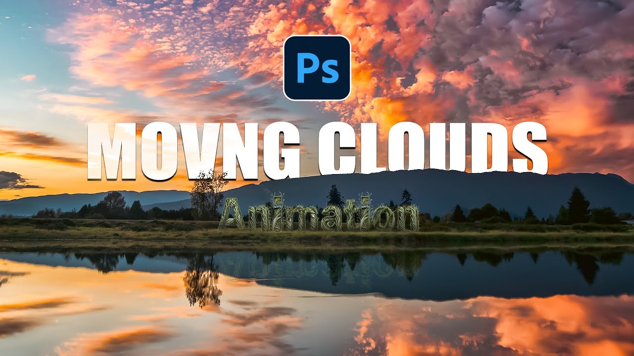 Анимация движущихся облаков в Photoshop!
