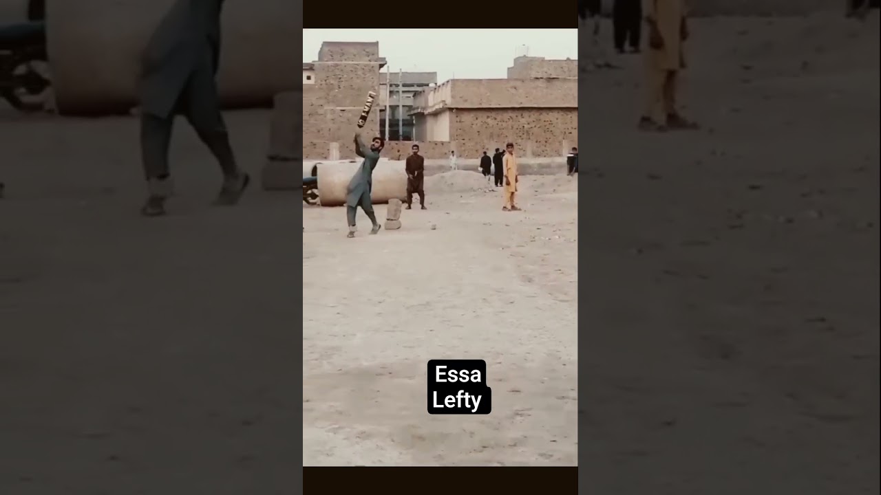 #streetcricket Essa lefty amazing six 🏏