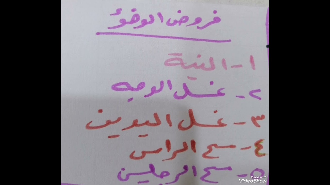 درس (٨)شرائع الإسلام ج١ كتاب الطهارة الركن الثاني الطهارة المائية الوضوء فروض الوضوء 