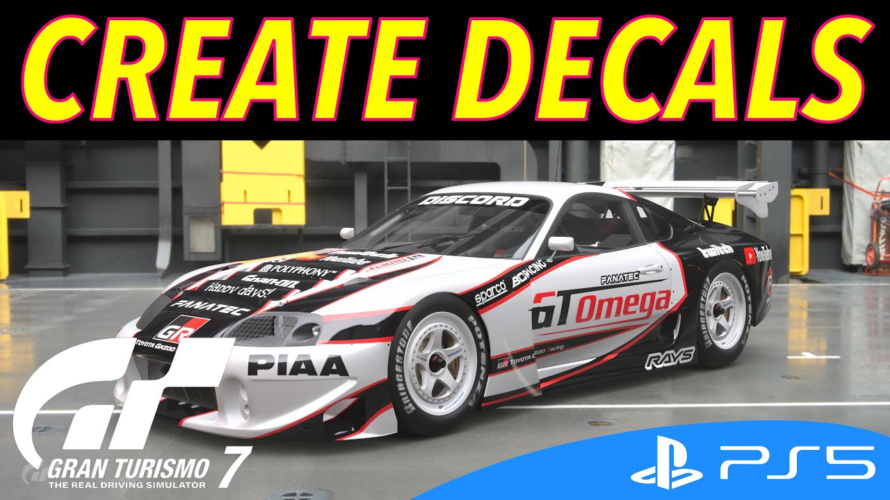 Gran Turismo 7 — создание HD-наклеек из изображений