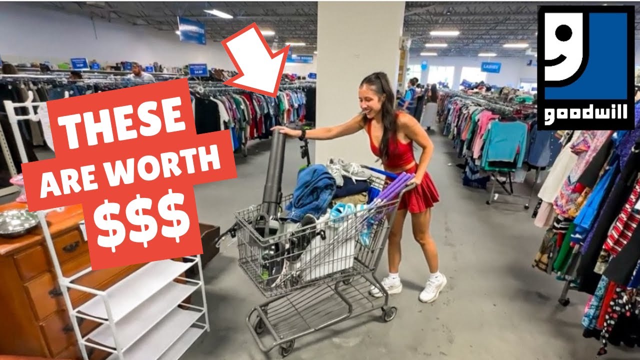 Thrifting High-Value Everyday Items at Goodwill to Resell for HUGE Profit on Ebay!