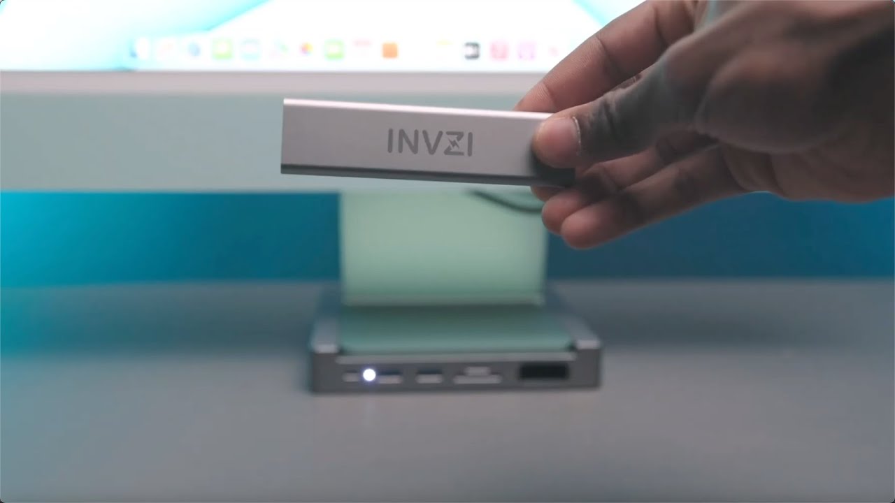 Review Video: INVZI MagHub 2- iMac M1 Docking Station with Pop-up SSD up to 4TB