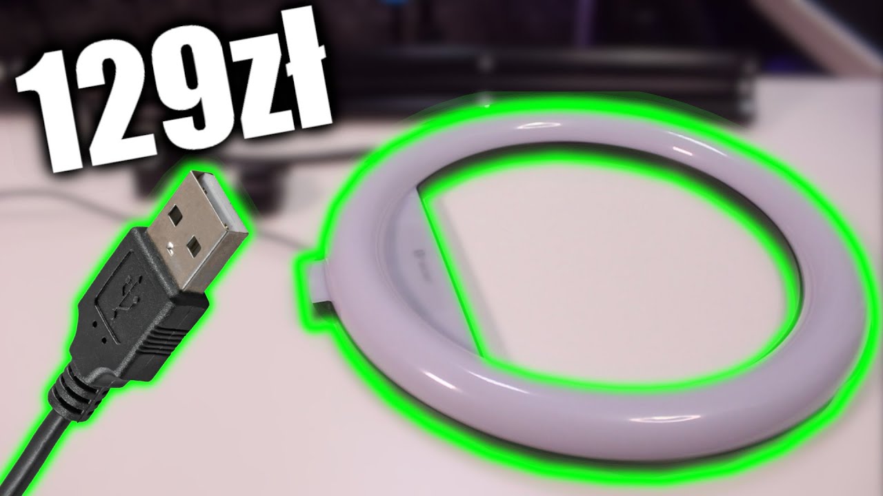 LAMPA PIERŚCIENIOWA ZA 130zł NA USB - TRACER RING 30cm