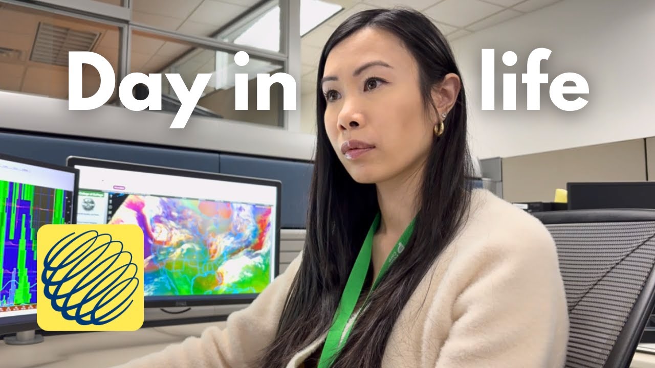 Day in the life of a Meteorologist ☀️🌩️ Corporate girlie *office edition*