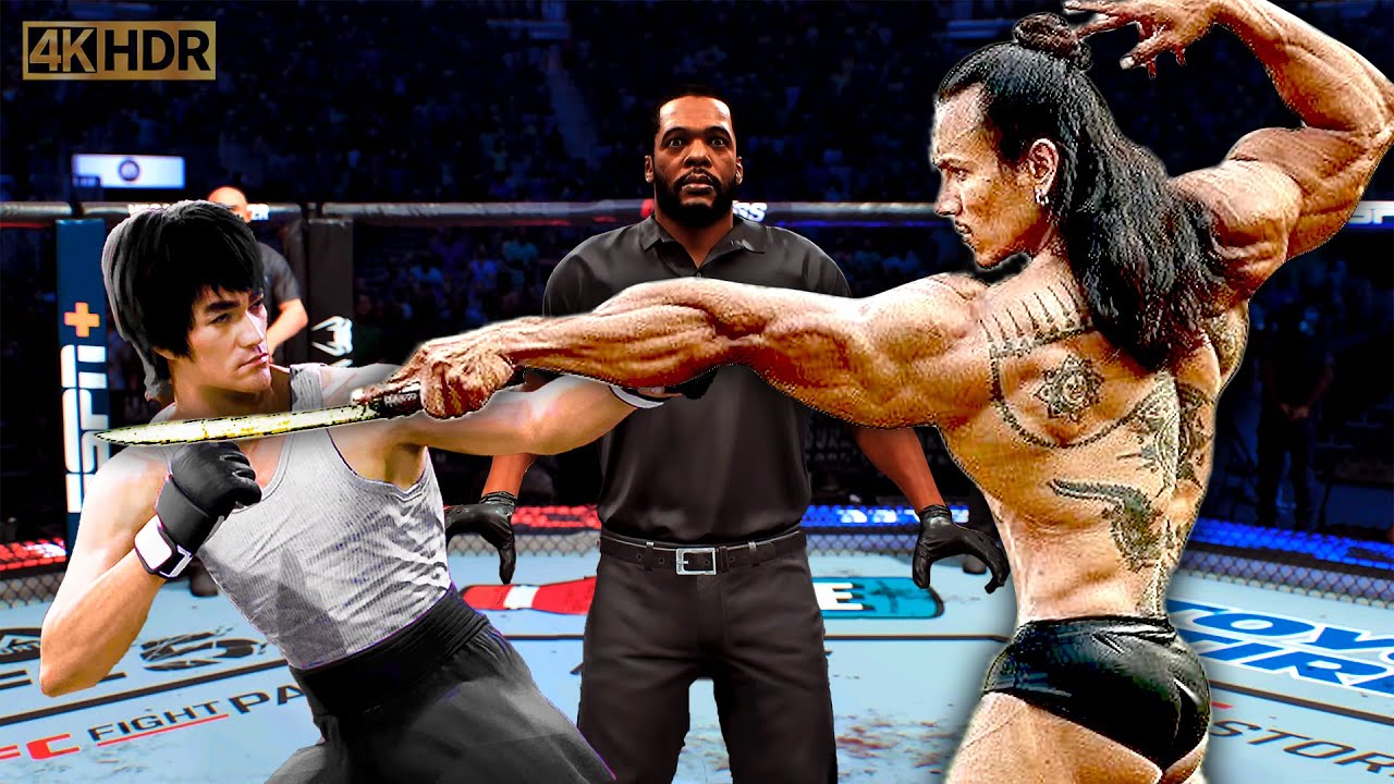 РЕАЛЬНЫЙ МАТЧ-РЕВАНТ Брюса Ли против Тайского Самурая | EA Sports UFC 5