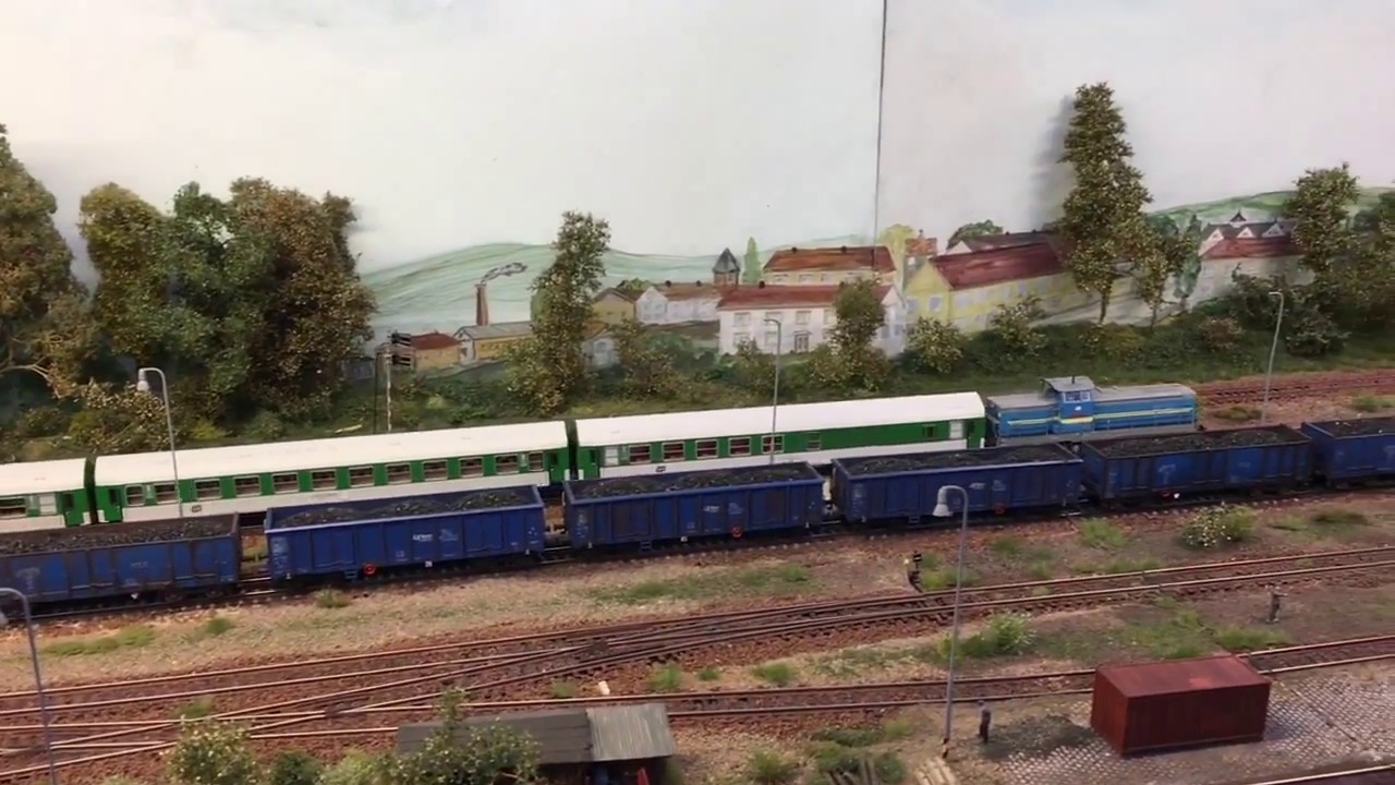 TT-Anlage Landovice Nove Mesto von S.Schmidt / TT layout Scale 1:120 Model Railroad/Railway