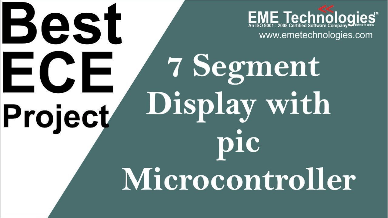 Interfacing of 7 Segment Display with pic Microcontroller