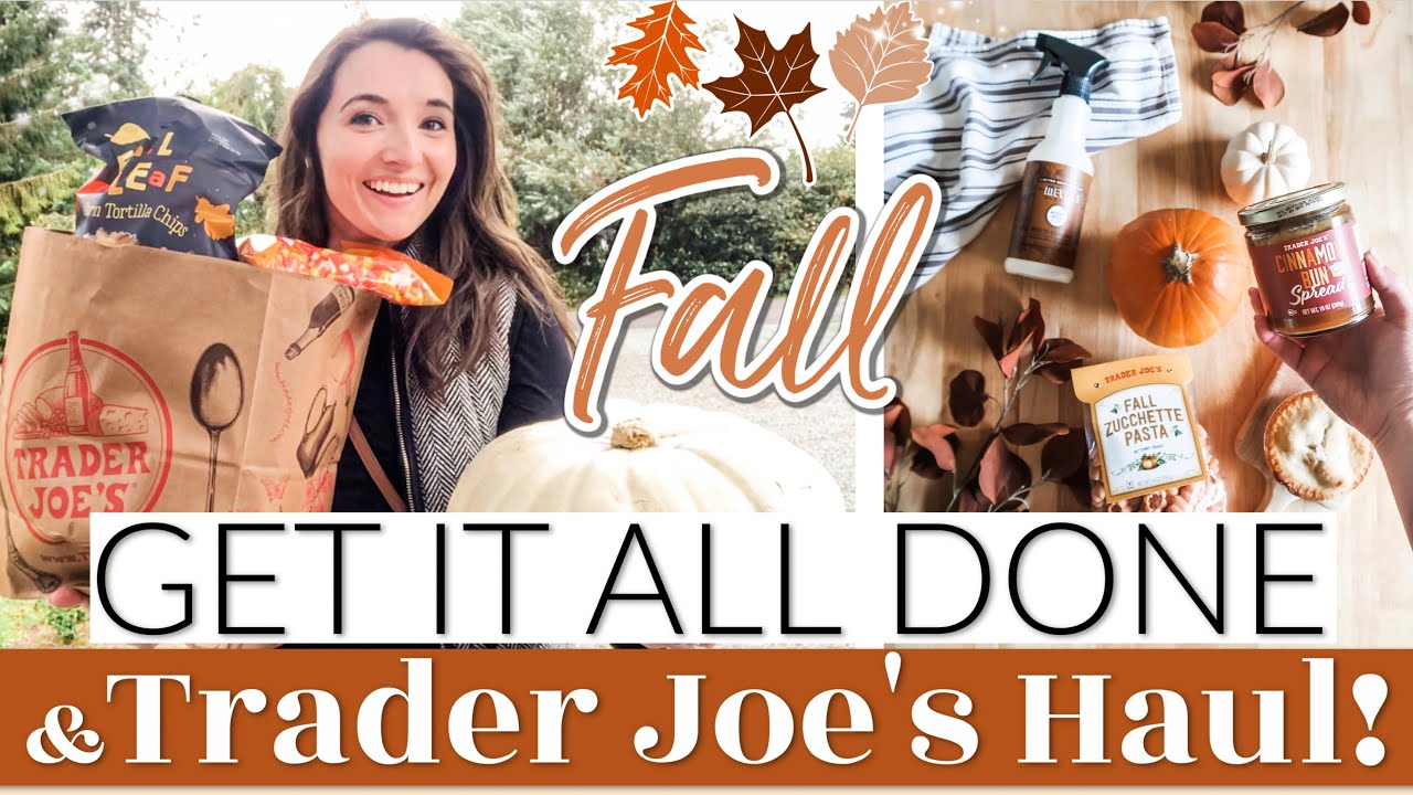 *NEW* FALL DECLUTTER, CLEAN, COOK + Trader Joe's Fall Foods Haul! GET IT ALL DONE WITH ME MOTIVATION