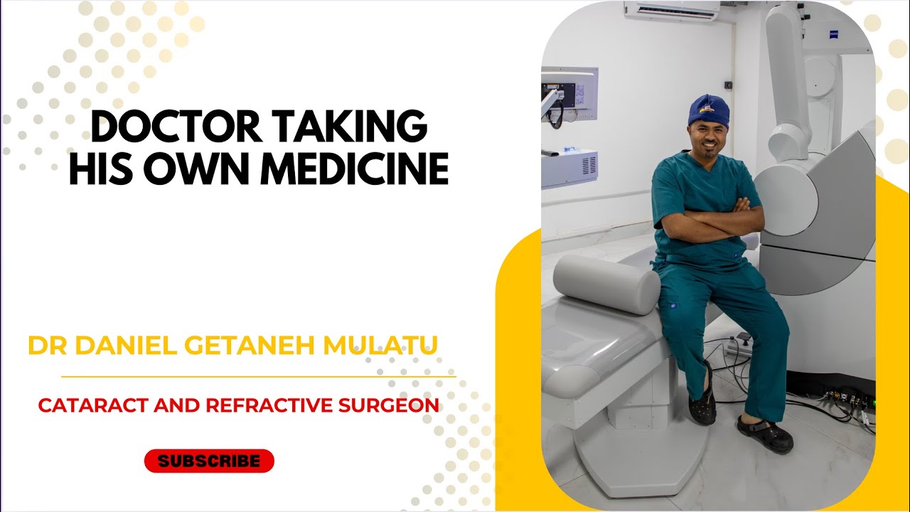 Doctor taking his own Medicine #lasereyesurgery #smilepro #lasik #londonvisionclinic #addisababa