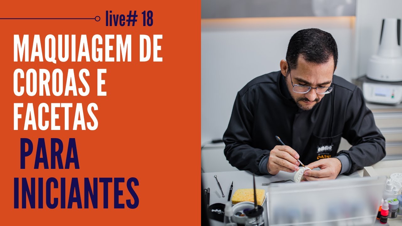 Maquiagem de coroas e facetas para iniciantes