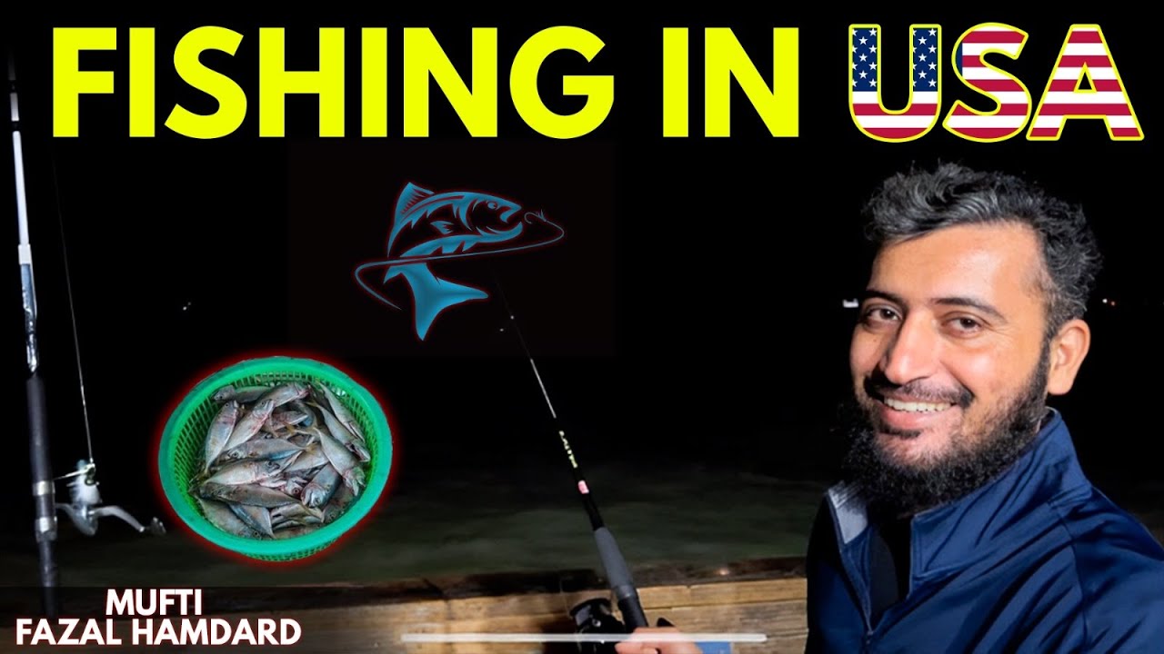 Fishing in USA With Friends 🔥| Mufti Fazal Hamdard
