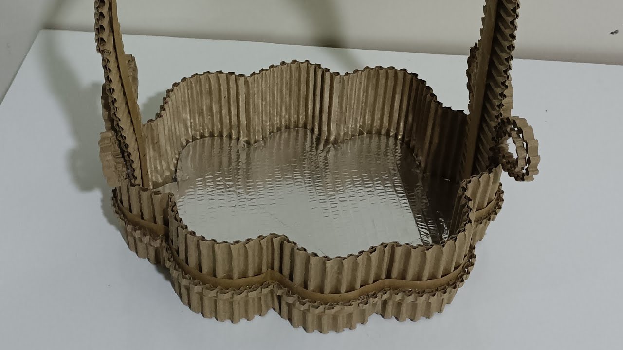 cesta oval 100% papelão a terceira das prometida