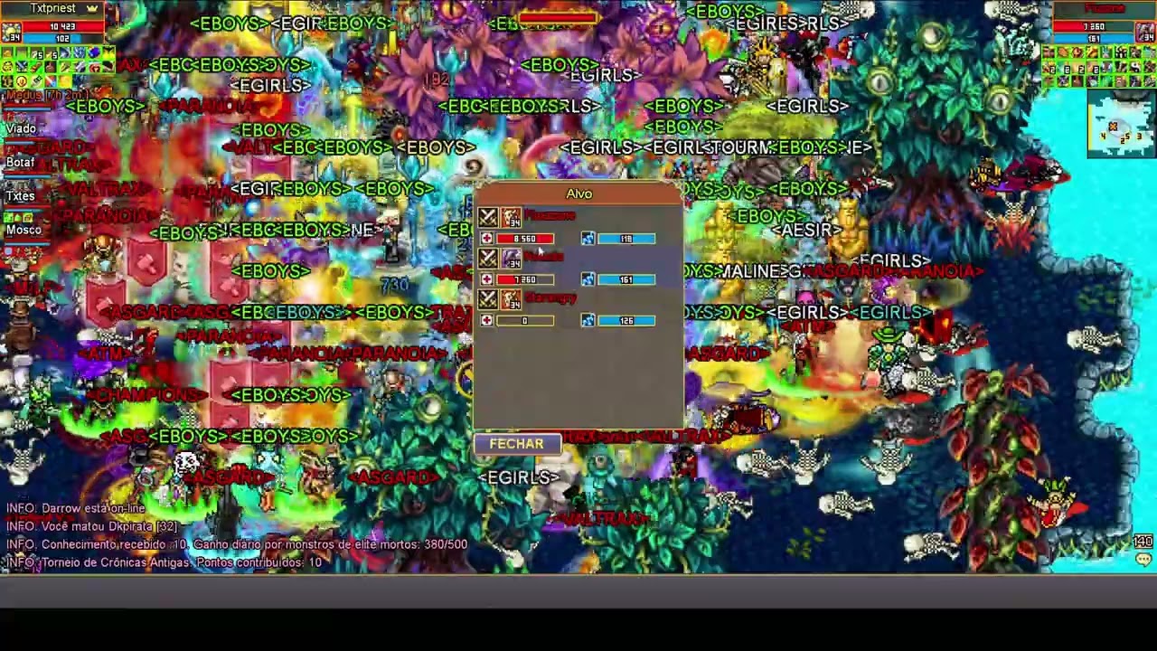 1 GUILDA VS 1 FACÇÃO - War Raid Boss - Warspear Online