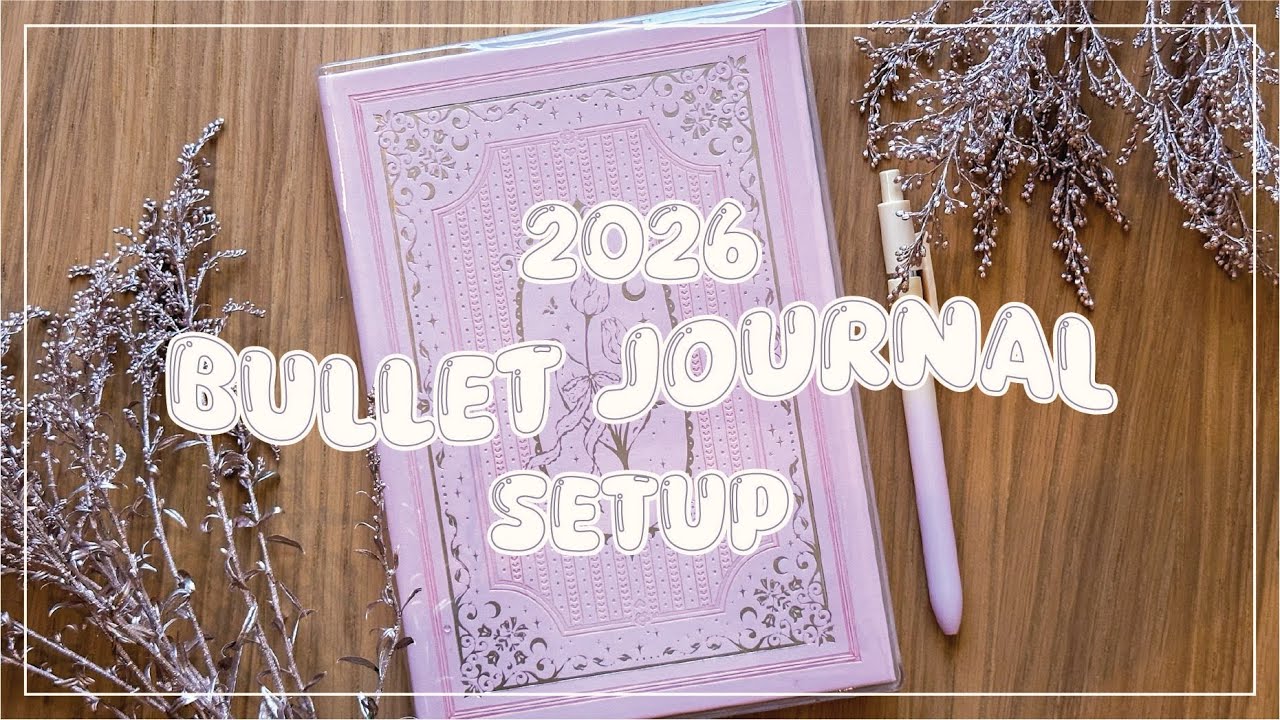 2026 BULLET JOURNAL SETUP | GIVEAWAY