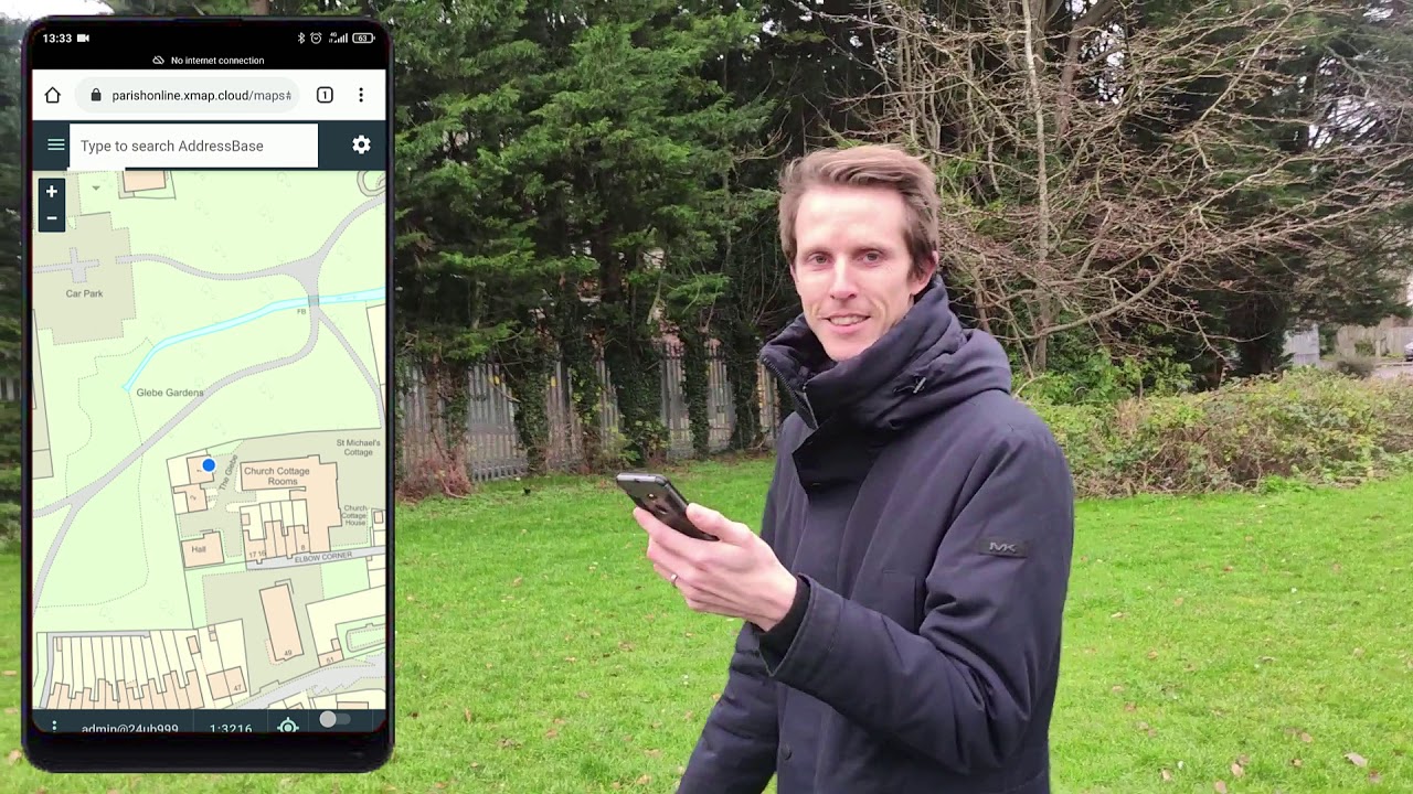 Using your GPS position in Parish Online (Geolocation)
