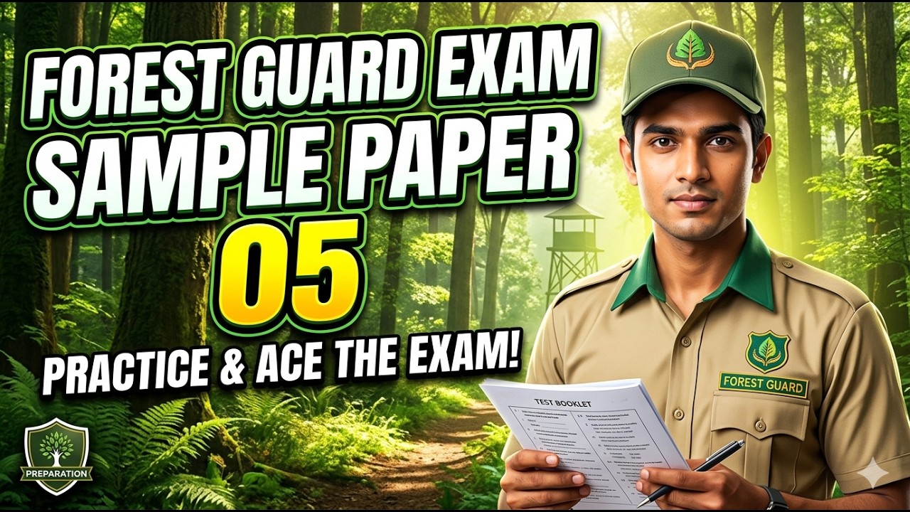 वन आरक्षी (Forest Guard)  Exam 2018 | Solved Model Paper (05) | Best Explanation + M.Imp.  Que.