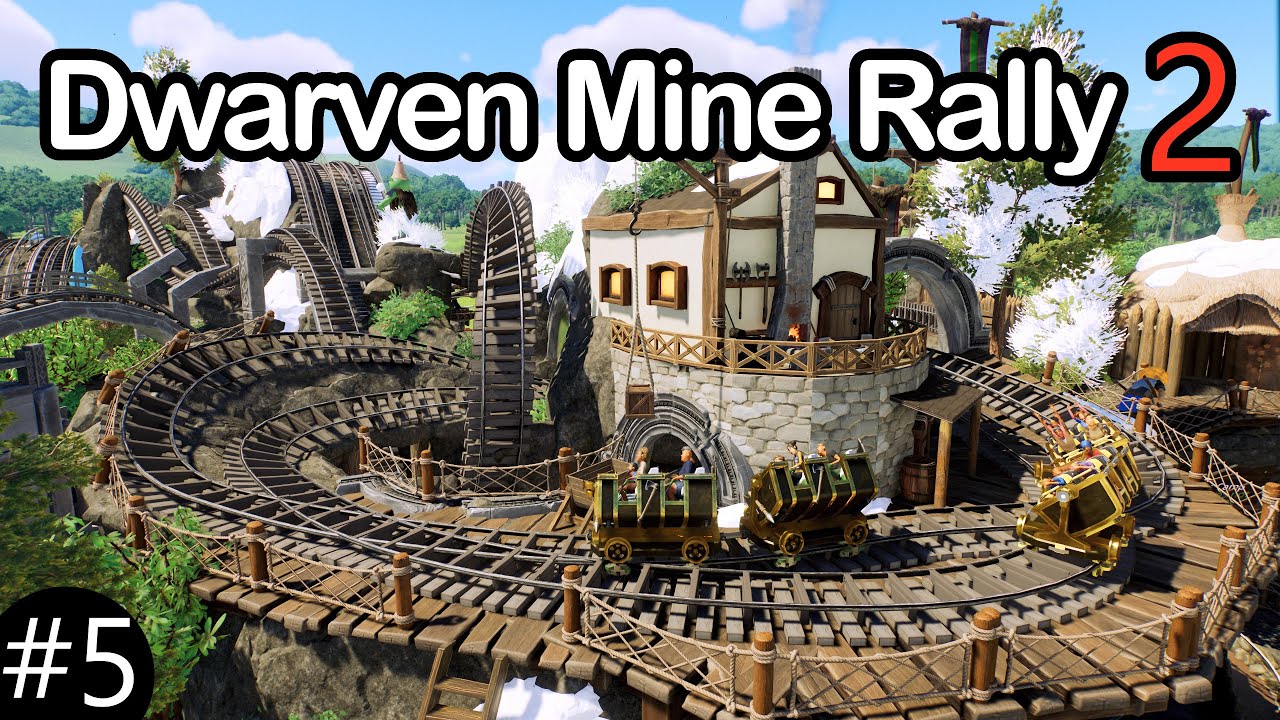 Orcs vs Dwarves! Dueling Swaying Mine Train Coasters + Full On-Ride | DMR 2
