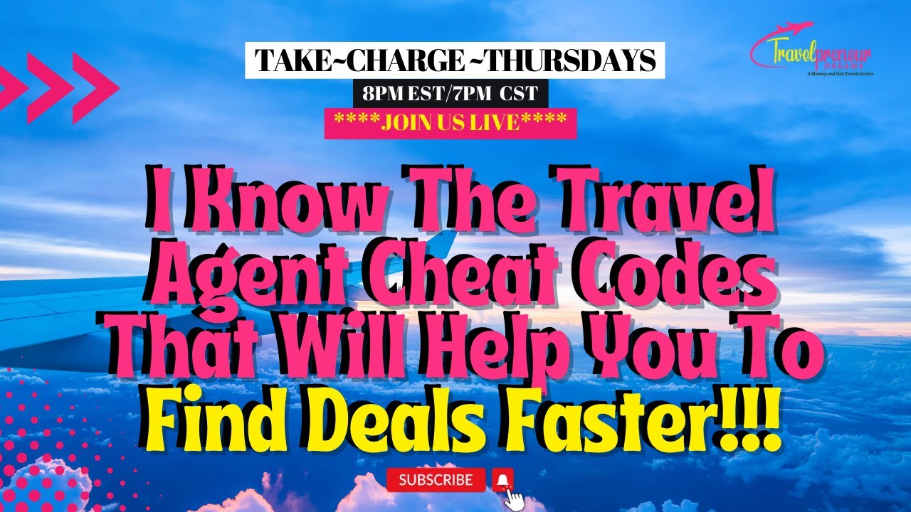 I Know The Travel Agent Cheat Codes To Help Find Deals Faster! Here They Are.