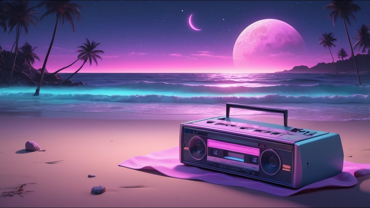 Neon Drift 🌴 | Chill Lo-Fi x EDM Beach Vibes | Hatake Studio