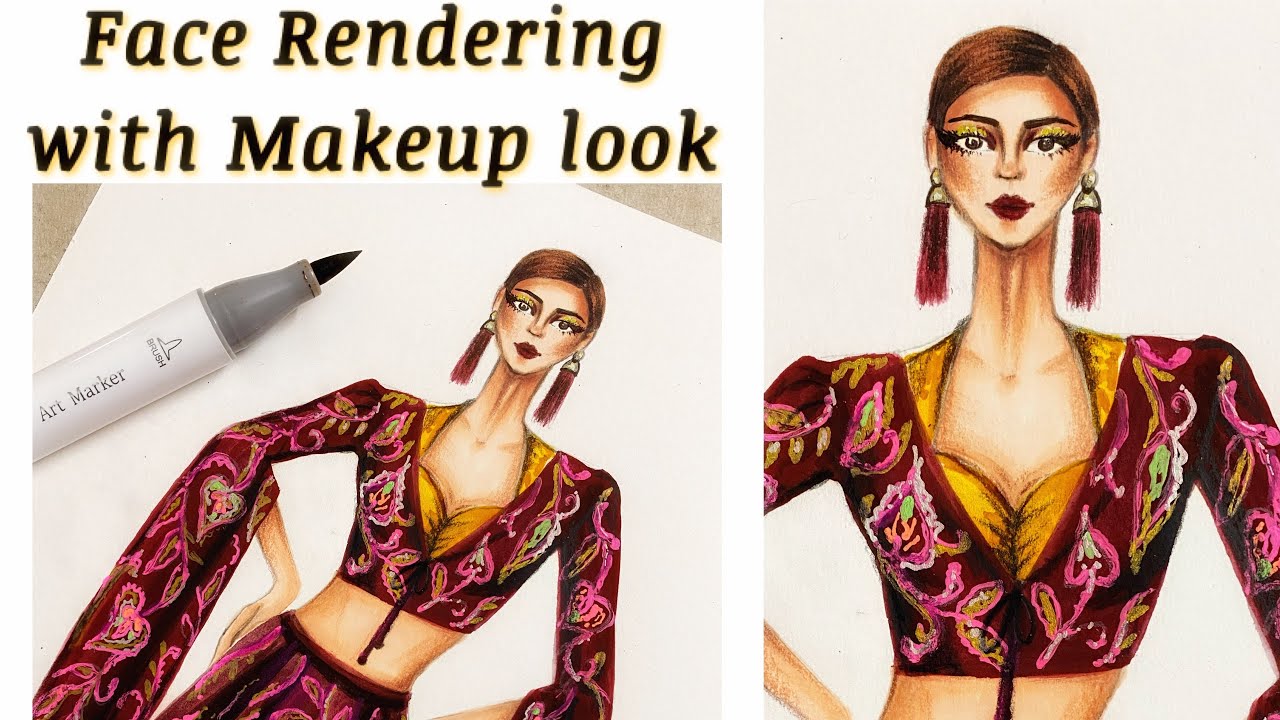 Face Rendering | Makeup look | Art Studio by Srabani