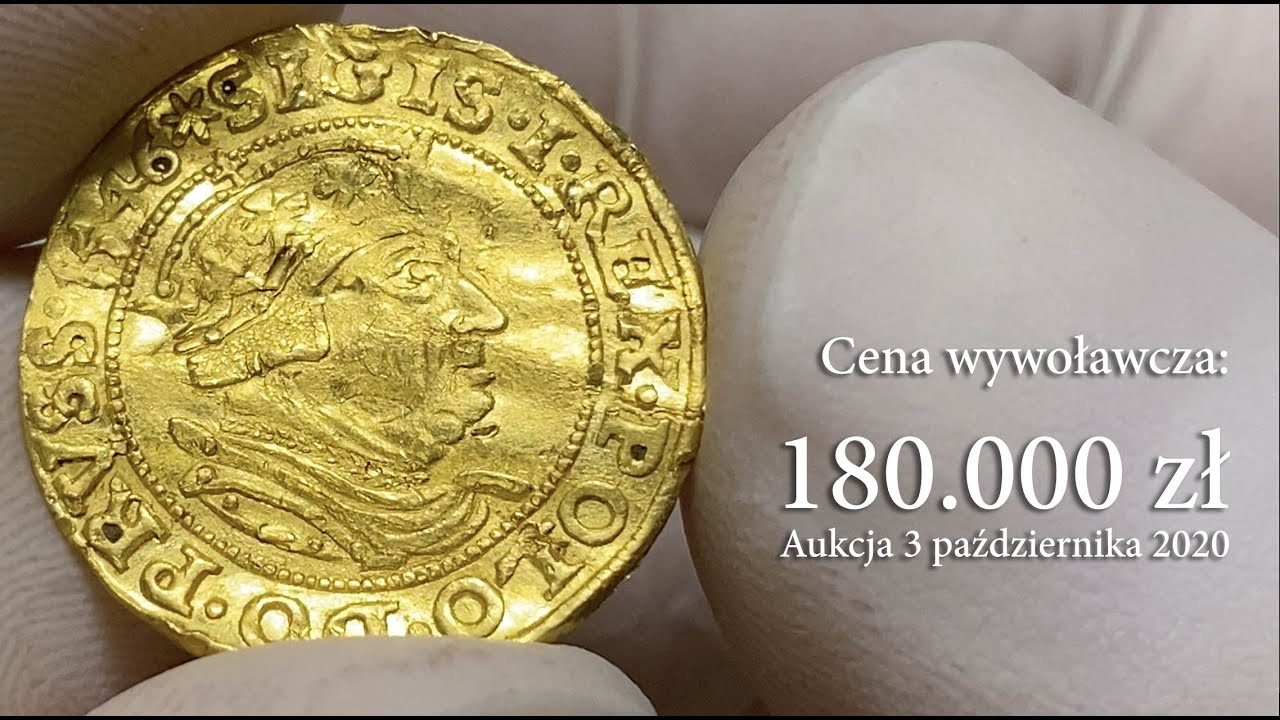 Dukat Zygmunta I Starego 1546, mennica Gdańsk - olbrzymia rzadkość polskiej numizmatyki