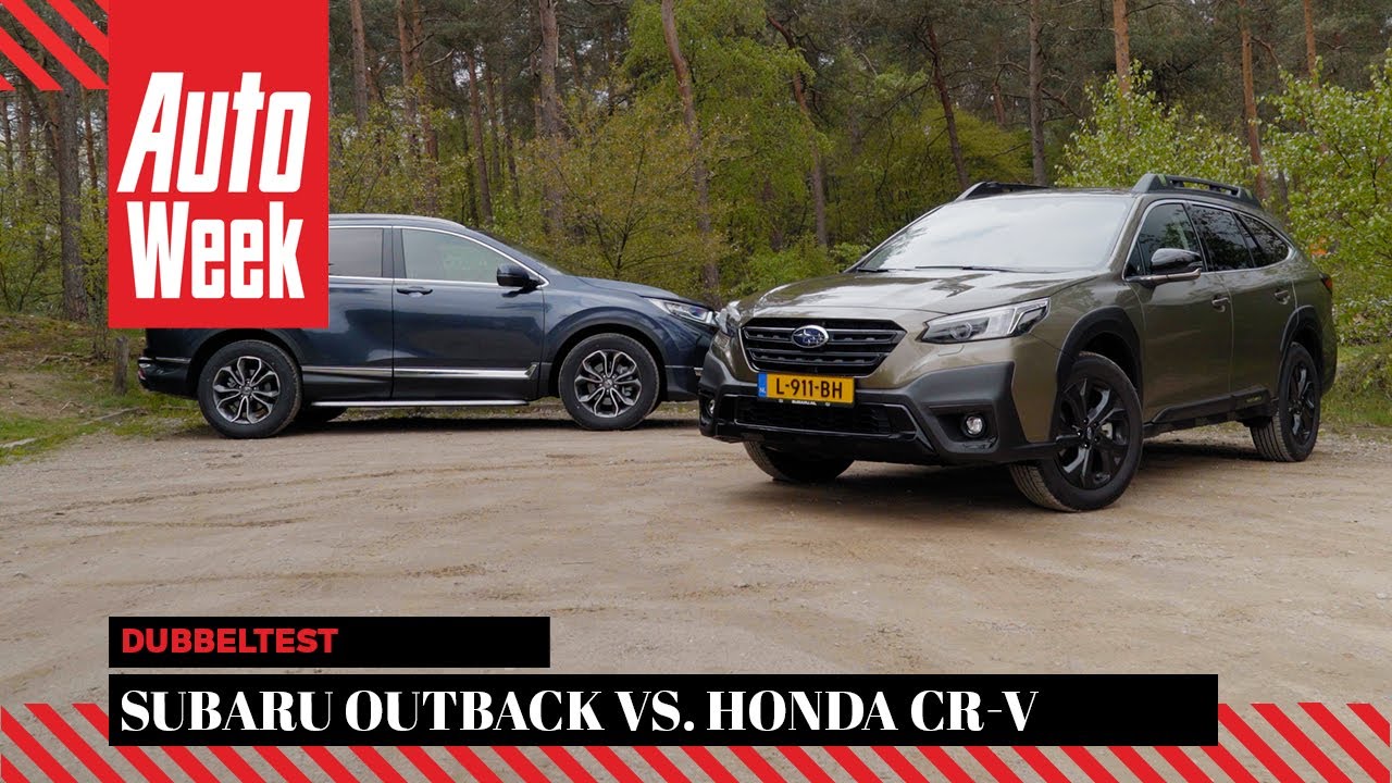 Subaru Outback vs. Honda CR-V - Dubbeltest - English subtitles