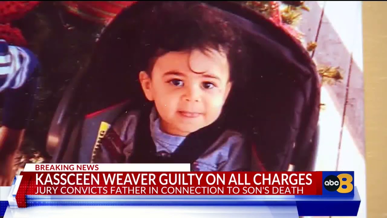 Kassceen Weaver found guilty on all charges on Thursday