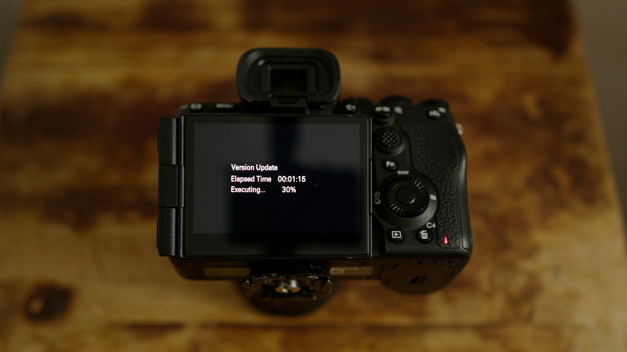 a7v firmware update 1.01 fixed my camera issue