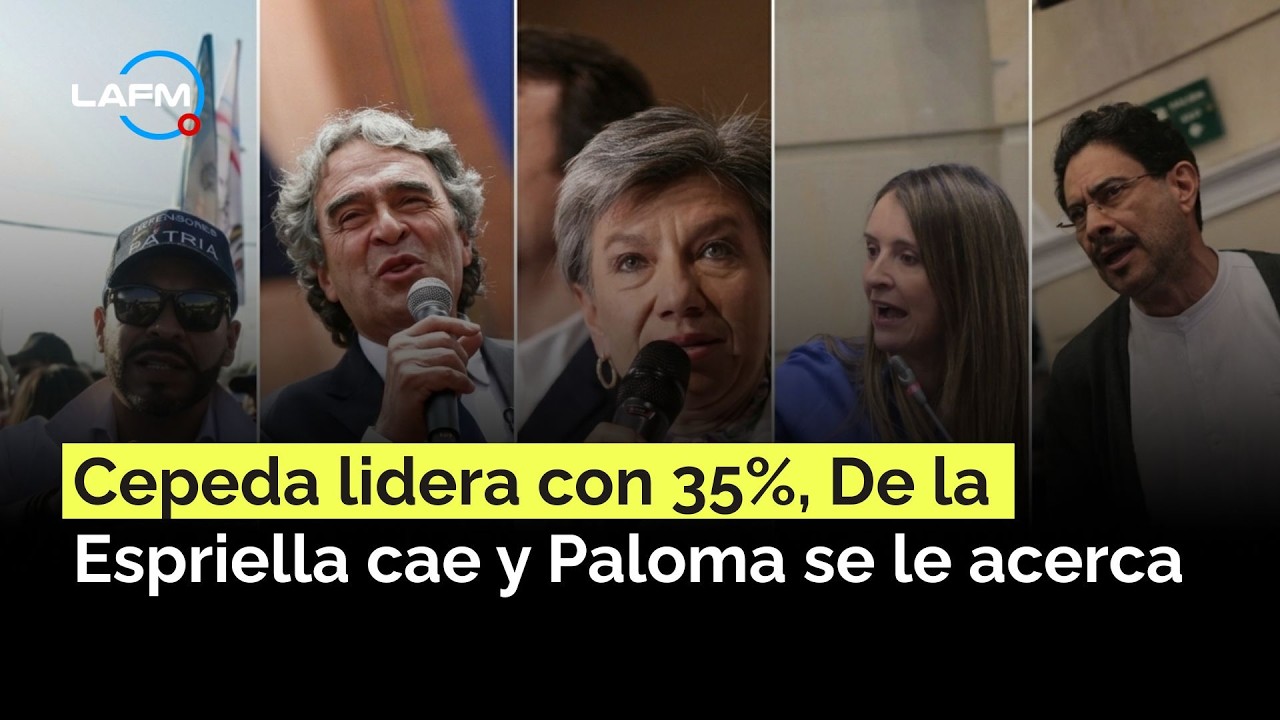 Encuesta GAD3: Paloma sube 12 puntos, Abelardo cae cinco y Cepeda se estanca