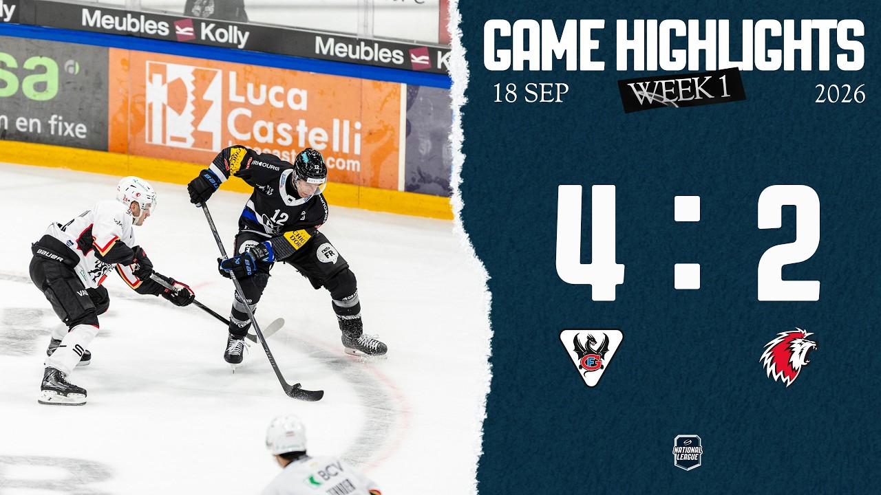 Fribourg-Gott&eacute;ron vs Lausanne HC