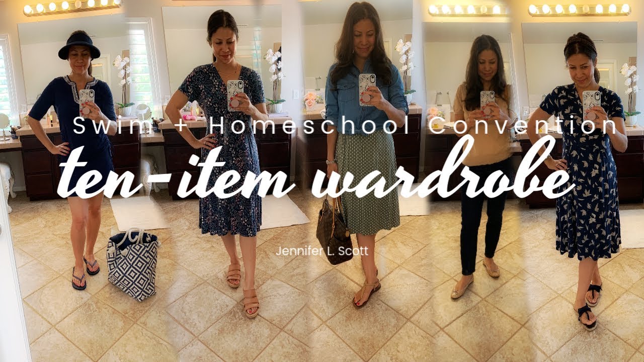Outfits of the Week + Modest Swimwear | Ten-Item Capsule Wardrobe