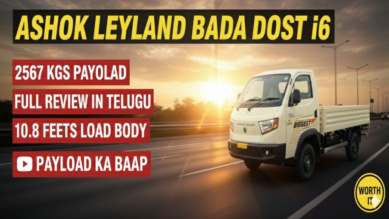 Ashok Leyland Bada Dost i6 Full Review in Telugu | Price, Mileage & Specs #ashokleyland 