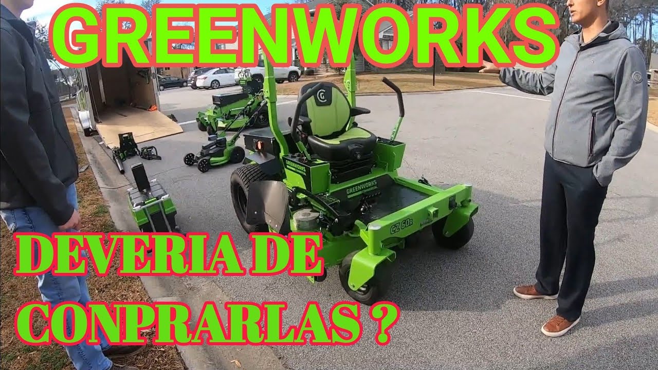 GREENWORKS COMERCIAL MOWERS