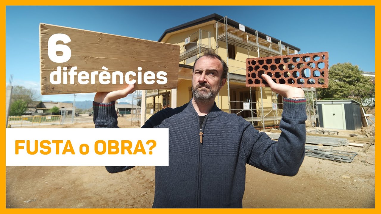 6 diferències entre una casa d'obra i una de fusta