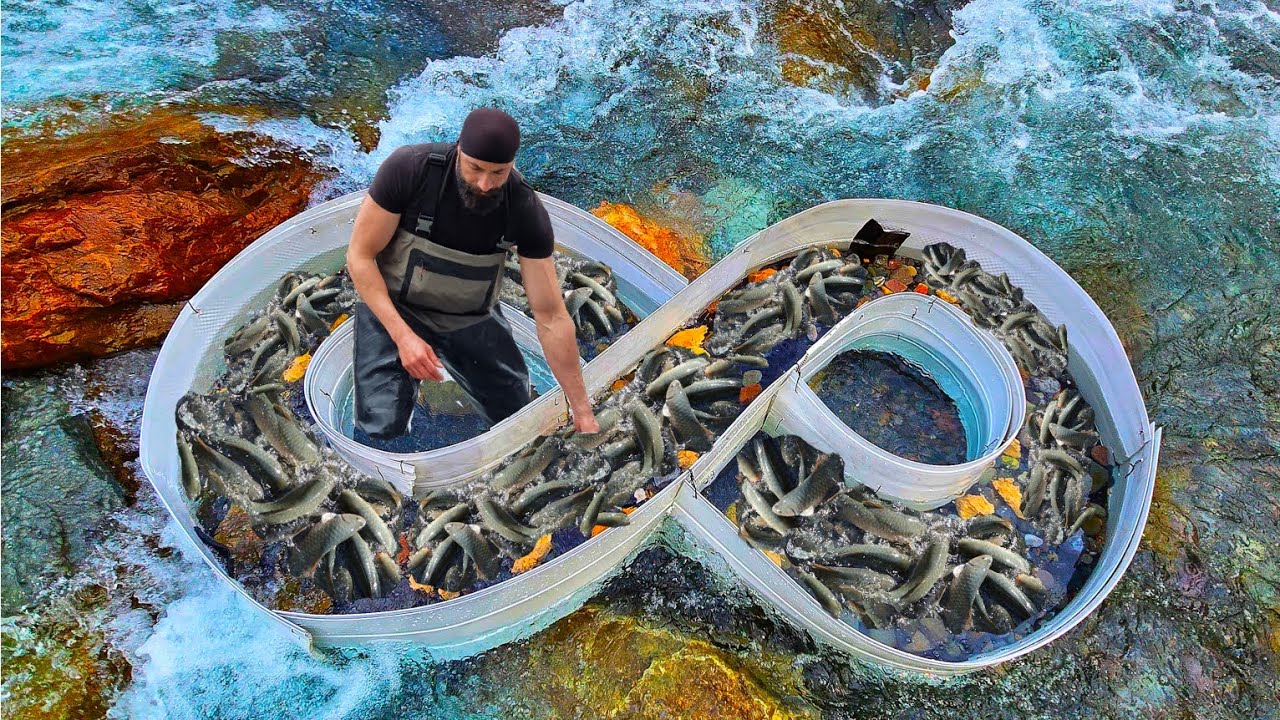 I Hypnotized the Fish / Balıkları Hipnoz Edip Yakalamak / Her Gün Çok 30Kg Balık