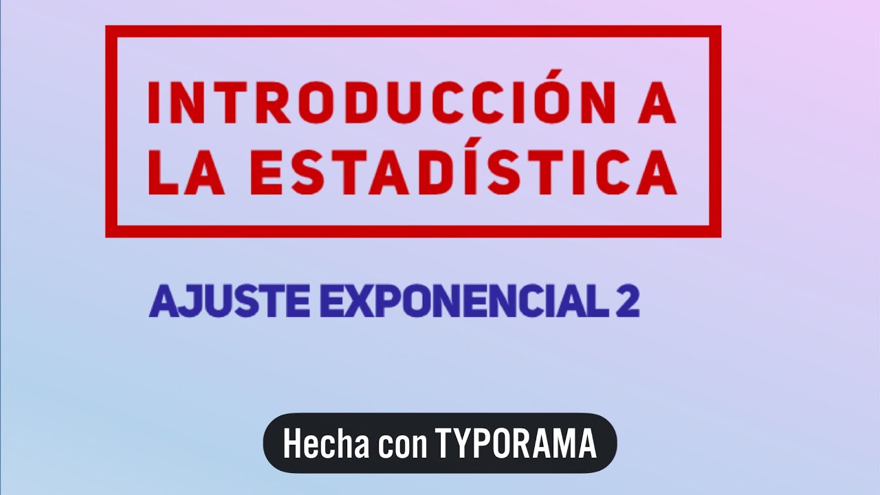 Ajuste exponencial