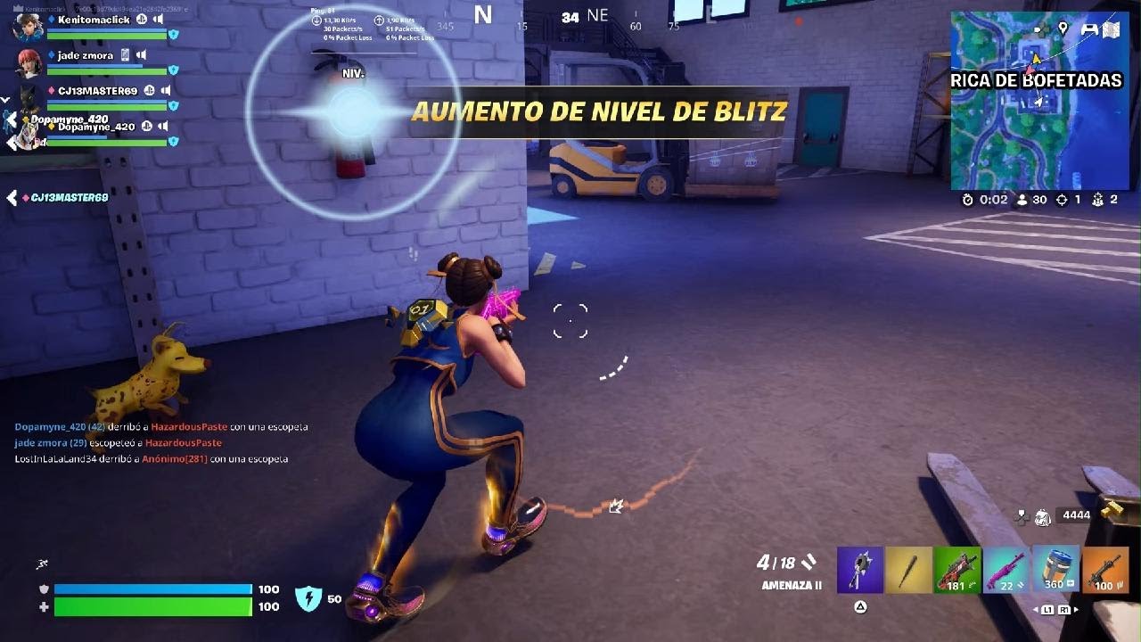 Ganamos blitz con jorge pri  y jade en Fortnite